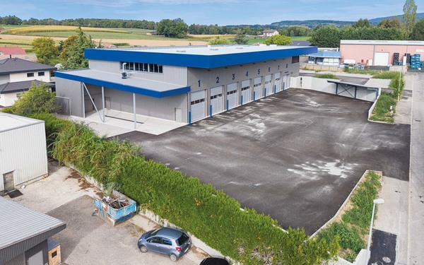 EXCOFFIER GROISY : Création d’un bâtiment dédié à l’entretien des véhicules